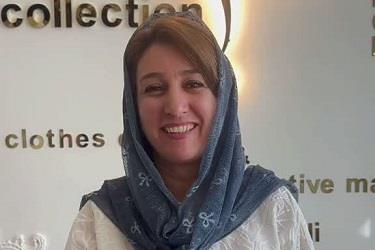 خانم افسانه یاقوتی/هنرجوی پرتلاش آموزشگاه
